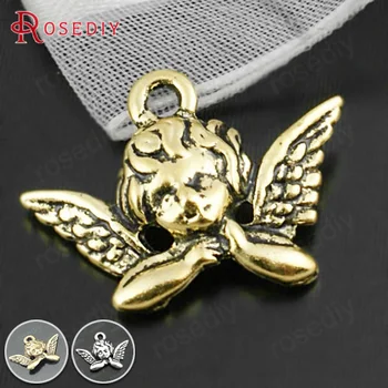 (18943) 50PCS 20x11MM Antique Gold Color Zinc Alloy Angel Charms Pendants Diy Jewelry Findings Accessories Wholesale
(18943) 50PCS 20x11MM Antique Gold Color Zinc Alloy Angel Charms Pendants Diy Jewelry Findings Accessories Wholesale