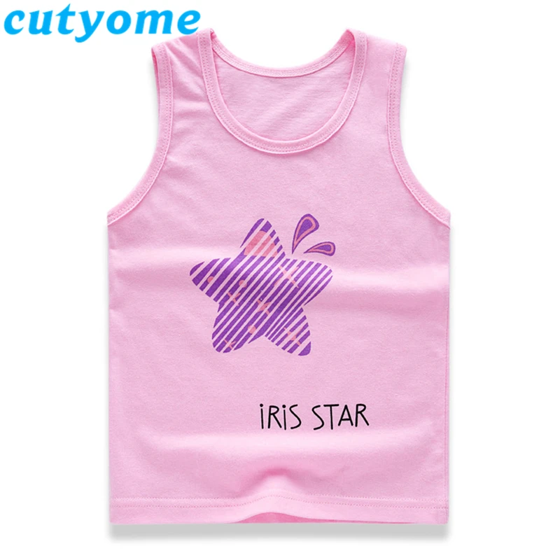 Cutyome Summer Children's Vest Cute Pure Cotton Boys Sleeveless T Shirts Korean Fashion Baby Girls Clothes Tollder Kids Tops 6 7
Cutyome Summer Children's Vest Cute Pure Cotton Boys Sleeveless T Shirts Korean Fashion Baby Girls Clothes Tollder Kids Tops 6 7
