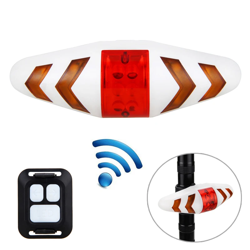 Smart Remote Control Bike Lamp Wireless Rear Light Bicycle Seat Mount LED Warning Taillight Turning Control Signal Tail Lamp
Smart Remote Control Bike Lamp Wireless Rear Light Bicycle Seat Mount LED Warning Taillight Turning Control Signal Tail Lamp