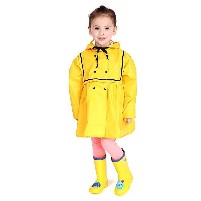Solid Color EVA Student Child Raincoat Princess Doll Fashion Cute Baby Girl Poncho For Kids High Quality Polyester Fabric
Solid Color EVA Student Child Raincoat Princess Doll Fashion Cute Baby Girl Poncho For Kids High Quality Polyester Fabric