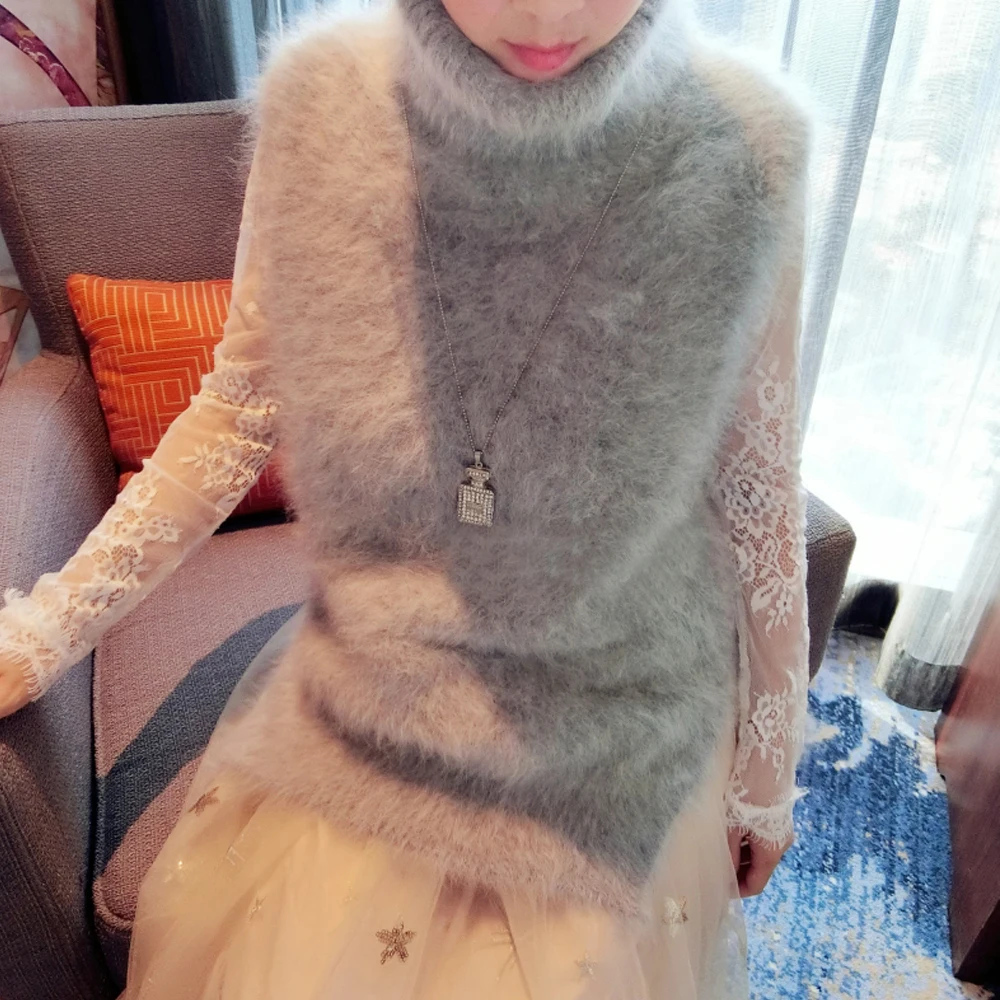 2019 New 100% Genuine Mink Cashmere Sweater Women Cashmere Vest Pure Mink Vest Sweater Customized Free Shipping WSR292
2019 New 100% Genuine Mink Cashmere Sweater Women Cashmere Vest Pure Mink Vest Sweater Customized Free Shipping WSR292