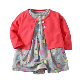 2019 Fashion Infant Girls Clothing Baby Girl Dress Long-Sleeved Coat+Short SLeeve Bodysuit Dress 2 Pcs Baby Girls Clothes sets
2019 Fashion Infant Girls Clothing Baby Girl Dress Long-Sleeved Coat+Short SLeeve Bodysuit Dress 2 Pcs Baby Girls Clothes sets