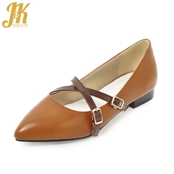 JK Thick Low Heels Women Pumps Pointed Toe Shallow Cross Tied Pu Footwear 2018 New Spring Casual Fashion Office Ladies Shoes
JK Thick Low Heels Women Pumps Pointed Toe Shallow Cross Tied Pu Footwear 2018 New Spring Casual Fashion Office Ladies Shoes