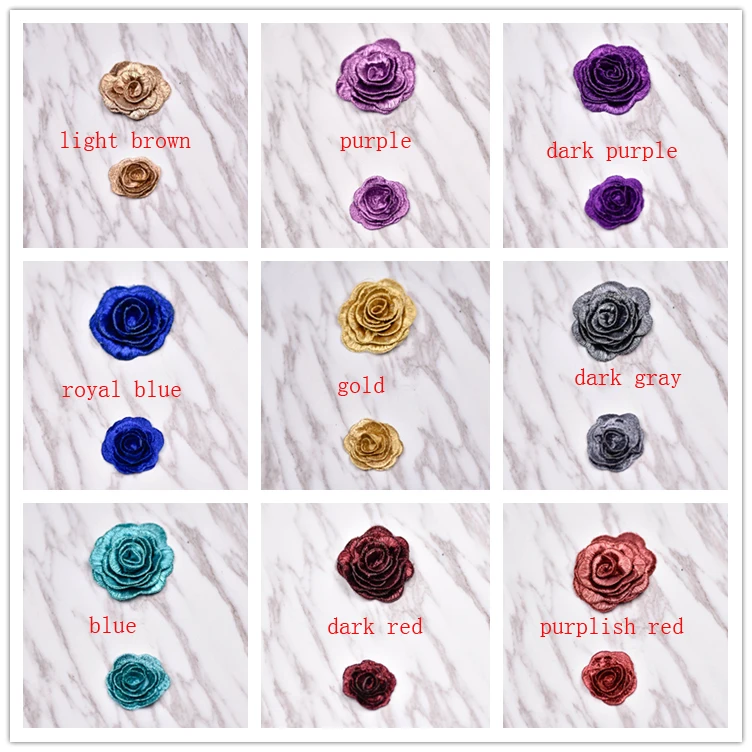15pcs 4.3cm 6cm wide gold purple blue gray red fuchsia 3D flowers embroidery lace appliques patches L24Q3
15pcs 4.3cm 6cm wide gold purple blue gray red fuchsia 3D flowers embroidery lace appliques patches L24Q3