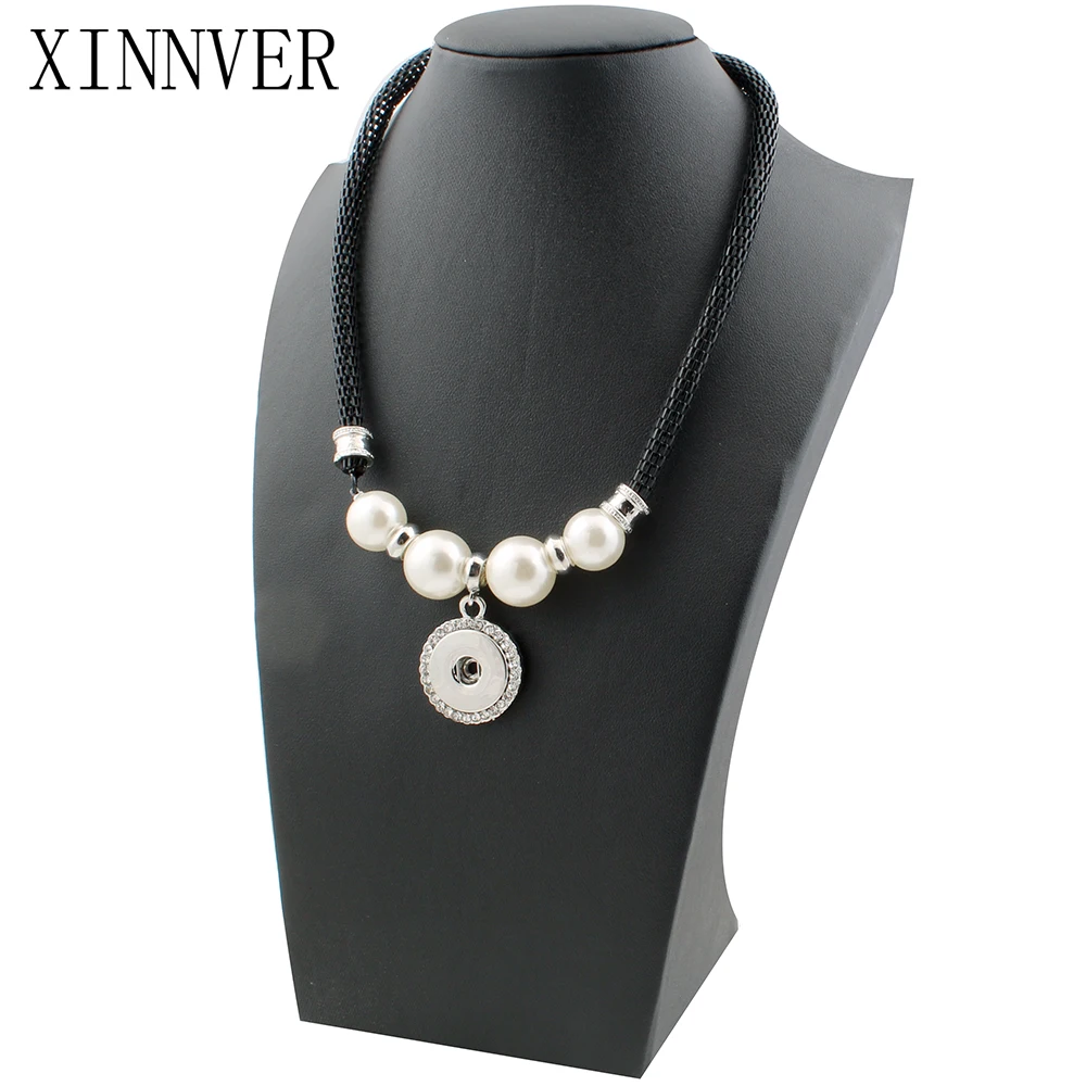 NEW Snap Button Necklaces For Women Rhinestone Imitation Pearl Fittings Fit DIY 18-20MM Snap Buttons Jewelry Chain 45CM ZG007
NEW Snap Button Necklaces For Women Rhinestone Imitation Pearl Fittings Fit DIY 18-20MM Snap Buttons Jewelry Chain 45CM ZG007