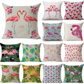 43*43cm Flamingo Tropical Pattern Cotton Linen Throw Pillow Cushion Cover Seat Car Home Decoration Decorative Pillowcase 40492
43*43cm Flamingo Tropical Pattern Cotton Linen Throw Pillow Cushion Cover Seat Car Home Decoration Decorative Pillowcase 40492
