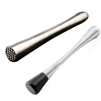 Cocktail Muddler Stainless Steel Bar Mixer Barware Mojito Cocktail DIY Drink Bar Kitchen Tools Bar Accessories
Cocktail Muddler Stainless Steel Bar Mixer Barware Mojito Cocktail DIY Drink Bar Kitchen Tools Bar Accessories
