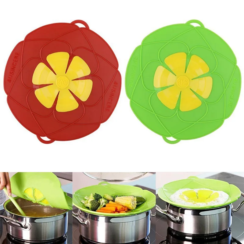 Multi-Function Silicone lid Spill Stopper Cover For Pot Pan Flower Cookware Cooking Tools Kitchen Gadgets Kitchen Accessories
Multi-Function Silicone lid Spill Stopper Cover For Pot Pan Flower Cookware Cooking Tools Kitchen Gadgets Kitchen Accessories