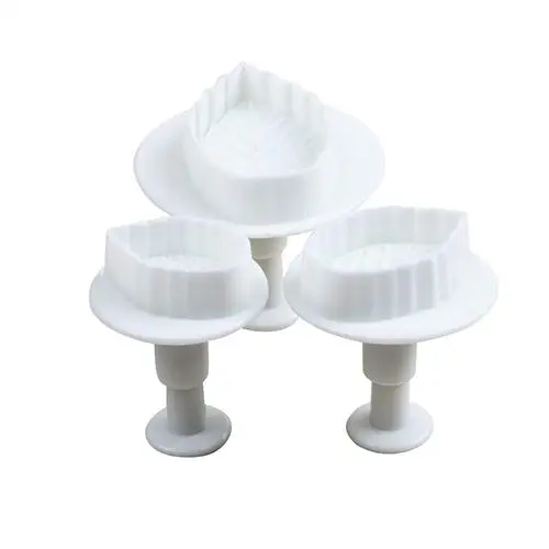 3 Pcs Cake Xmas Leaf Plunger Fondant Decorating Sugarcraft Mold Cutter Tools Kitchen Supplies
3 Pcs Cake Xmas Leaf Plunger Fondant Decorating Sugarcraft Mold Cutter Tools Kitchen Supplies