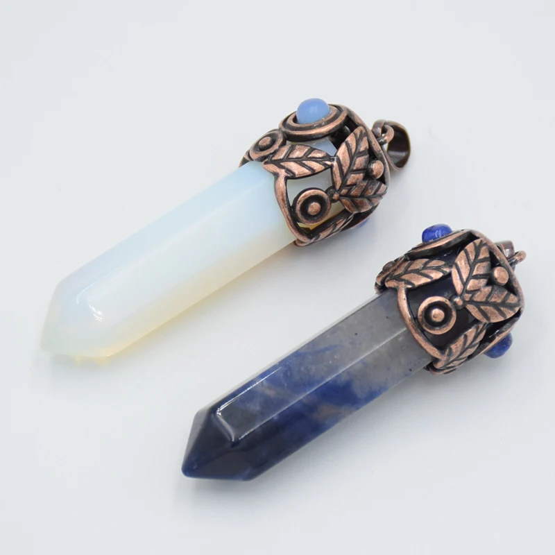 New Vintage Antique Copper Natural Amethysts Rose Pink Quartzs Rock Crystal Hexagonal Column Pendant For Women Fashion Jewelry
New Vintage Antique Copper Natural Amethysts Rose Pink Quartzs Rock Crystal Hexagonal Column Pendant For Women Fashion Jewelry