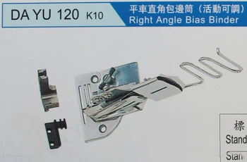 Sewing machine accessories,DA YU 120 K10, Right Angle Bias Binder,Binding of curve edge,1 Needle Lookstitch Machine
Sewing machine accessories,DA YU 120 K10, Right Angle Bias Binder,Binding of curve edge,1 Needle Lookstitch Machine