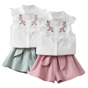 Summer Baby Girls Clothing Set Children Heart Shirt+Bow Shorts Suit 2pcs Kids Floral Bow Clothes Set Suit
Summer Baby Girls Clothing Set Children Heart Shirt+Bow Shorts Suit 2pcs Kids Floral Bow Clothes Set Suit