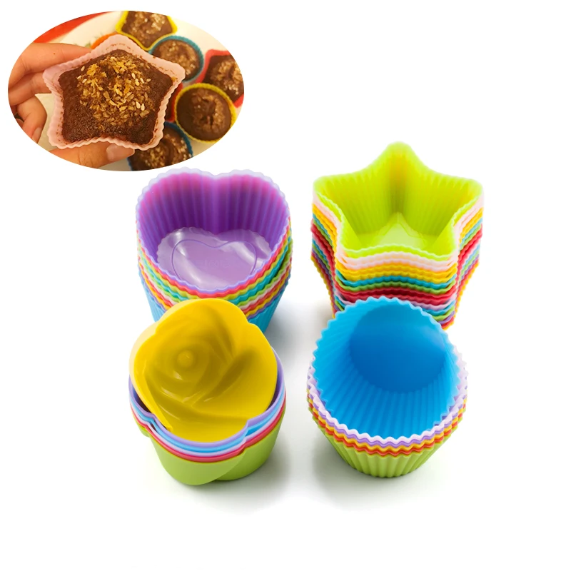 6pcs Silicone Mold Reusable Silicone Cake Molds Baking Cups Muffin Cup Nonstick Decorating Tools Kitchen Accessories
6pcs Silicone Mold Reusable Silicone Cake Molds Baking Cups Muffin Cup Nonstick Decorating Tools Kitchen Accessories
