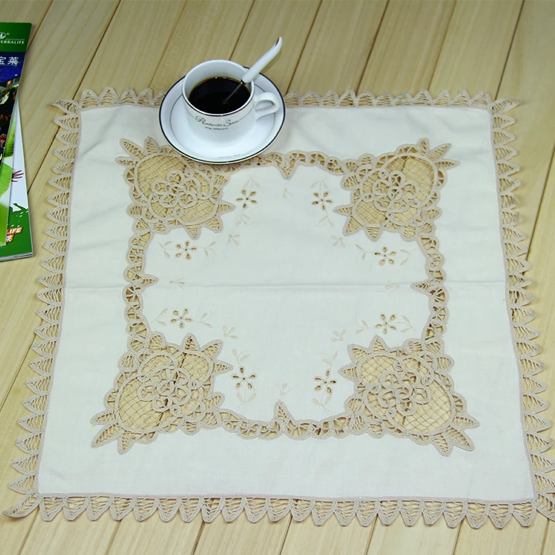 QUNYINGXIU Table Cover Cloth 2019 Cotton Crocheted Square Protection Plate Tabelclothes Wedding Dinner 20*20 inch = 51*51cm
QUNYINGXIU Table Cover Cloth 2019 Cotton Crocheted Square Protection Plate Tabelclothes Wedding Dinner 20*20 inch = 51*51cm
