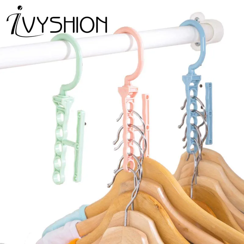 IVYSHION 5 Holes Plastic Laundry Clothes Hanger Rack Organizer Multilayer Windproof Holder Buckle Household Anti-Slip Hook Clip
IVYSHION 5 Holes Plastic Laundry Clothes Hanger Rack Organizer Multilayer Windproof Holder Buckle Household Anti-Slip Hook Clip