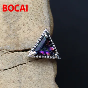 925 Silver Earrings genuine colorful blue triangle ms.man retro texture import Silver Earrings
925 Silver Earrings genuine colorful blue triangle ms.man retro texture import Silver Earrings