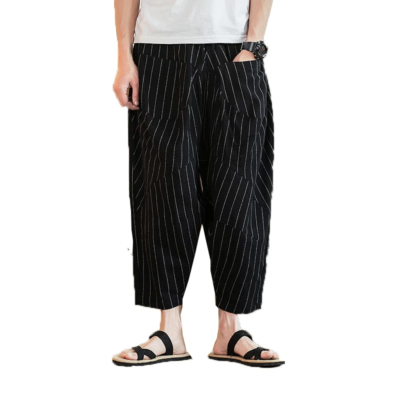 Men Harem Pants 2019 Summer Mens Hip Hop Trousers Man Harajuku Streetwear Ankle-Length Cross Pants Joggers Stripe Sweatpants 5XL
Men Harem Pants 2019 Summer Mens Hip Hop Trousers Man Harajuku Streetwear Ankle-Length Cross Pants Joggers Stripe Sweatpants 5XL