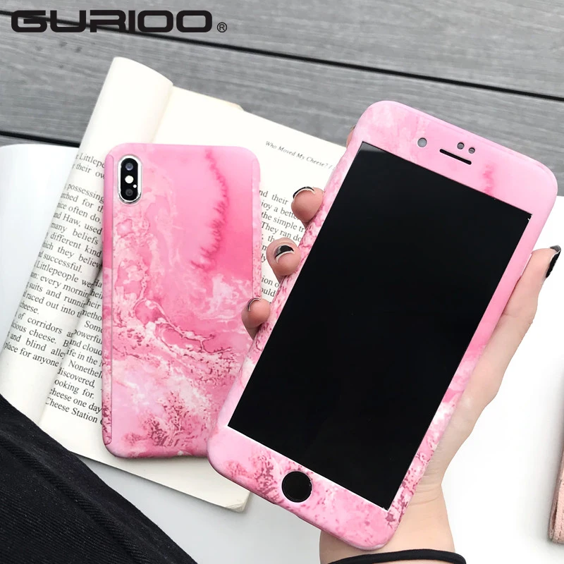 360 Degree Full Body Marble Fashion Plastic Painted Case Cover Protect Shell For iPhone 6 6S 7 8 Plus 5 5S SE X XS MAX XR Cases
360 Degree Full Body Marble Fashion Plastic Painted Case Cover Protect Shell For iPhone 6 6S 7 8 Plus 5 5S SE X XS MAX XR Cases