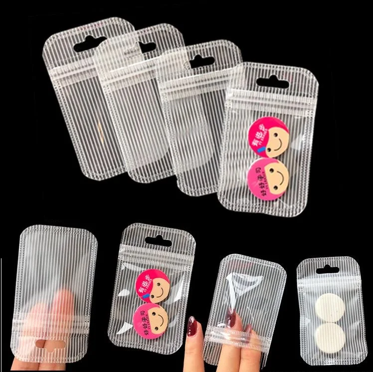 4 sizes Clear Plastic Zipper Ziplock Bag with Hang Hole Zip Lock Recyclable Zip Lock Retail Transparent Packaging bag
4 sizes Clear Plastic Zipper Ziplock Bag with Hang Hole Zip Lock Recyclable Zip Lock Retail Transparent Packaging bag