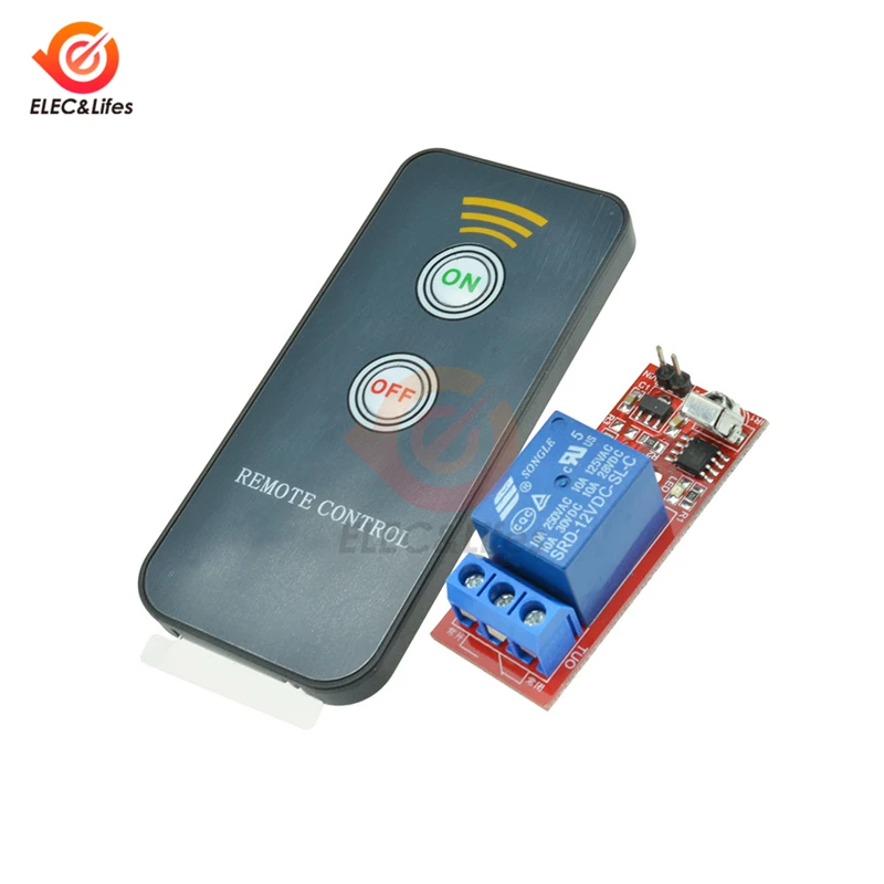 DC 5V 12V 1 Channel Relay Module Infrared IR Wireless Remote Switch Control Relay Driving Board Controller for Electronic DIY
DC 5V 12V 1 Channel Relay Module Infrared IR Wireless Remote Switch Control Relay Driving Board Controller for Electronic DIY