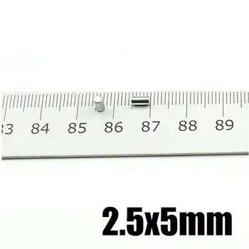 Mini Precision Magnets Cylinder Dia. 2.5x5 mm NdFeB Micro Round Stick Diameter 2.5mm x 5mm Thick Aimant Neodyme Puissant 2.5*5
Mini Precision Magnets Cylinder Dia. 2.5x5 mm NdFeB Micro Round Stick Diameter 2.5mm x 5mm Thick Aimant Neodyme Puissant 2.5*5