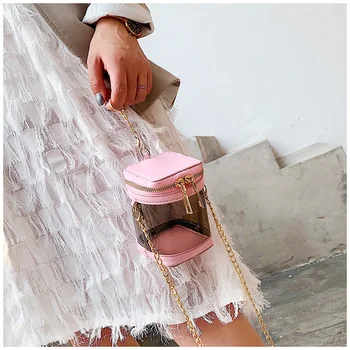 Women Handbag Quality Transparent Jelly Bag Summer Girl Beach Bag Fashion Chains Shoulder Crossbody Bags Party Evening Clutch
Women Handbag Quality Transparent Jelly Bag Summer Girl Beach Bag Fashion Chains Shoulder Crossbody Bags Party Evening Clutch