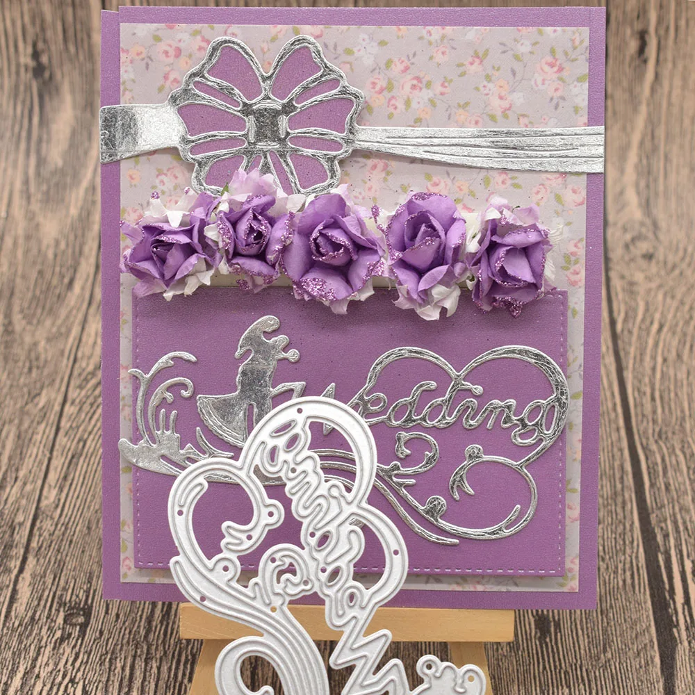 Wedding Letter Metal Cutting Dies Words for Scrapbooking Album Wedding Card Making Paper Embossing Die Cuts 
Wedding Letter Metal Cutting Dies Words for Scrapbooking Album Wedding Card Making Paper Embossing Die Cuts