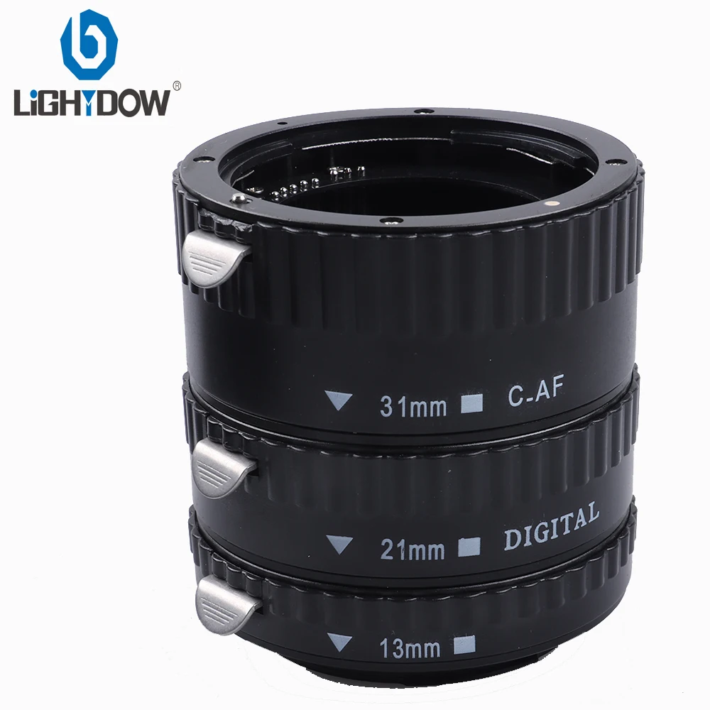Lightdow Camera Lens Adapter 13mm+21mm+31mm AF Macro Extension Tube/Ring Mount for Canon 550D 760D 6D 7D 77D 5dII DSLR Cameras
Lightdow Camera Lens Adapter 13mm+21mm+31mm AF Macro Extension Tube/Ring Mount for Canon 550D 760D 6D 7D 77D 5dII DSLR Cameras