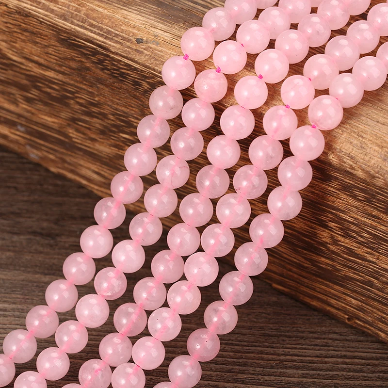 Wholesale Rose Pink Quartz Loose Beads Natural Stone 15" Strand 4mm 6mm 8mm 10mm 12mm Pick Size For Jewelry Handmade DIY
Wholesale Rose Pink Quartz Loose Beads Natural Stone 15" Strand 4mm 6mm 8mm 10mm 12mm Pick Size For Jewelry Handmade DIY