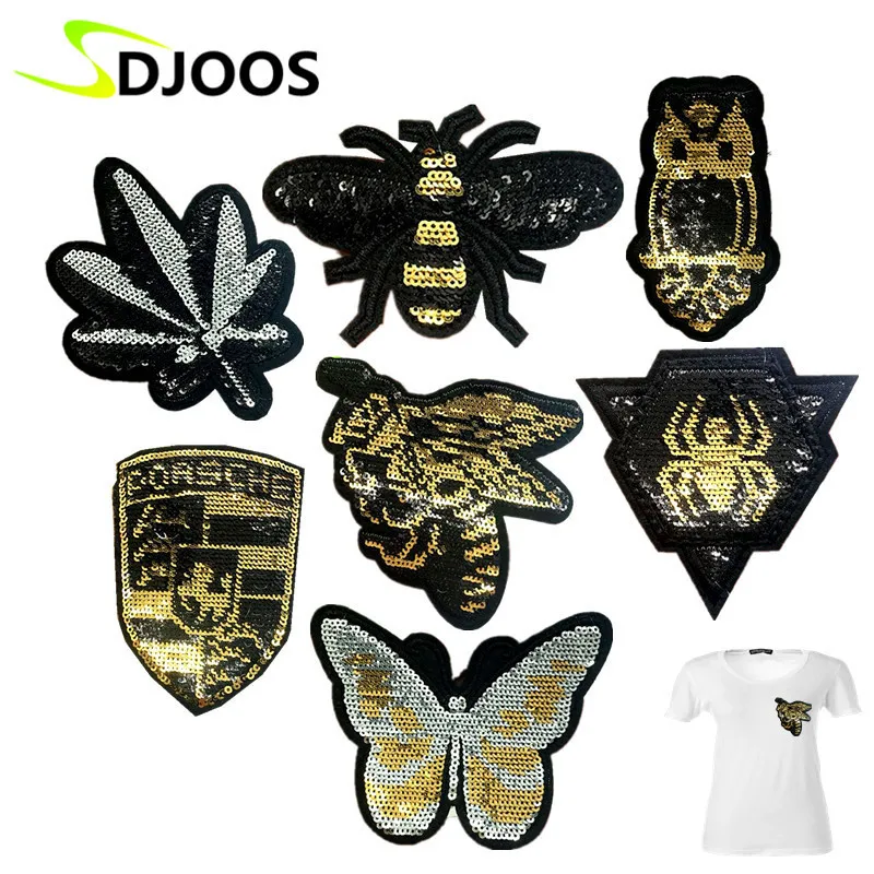 Cartoon Bee Insect Sequin Patch Iron On Applique Transfers Sequin Patch For Clothes Sweatshirt Handmade Accessories Decoration
Cartoon Bee Insect Sequin Patch Iron On Applique Transfers Sequin Patch For Clothes Sweatshirt Handmade Accessories Decoration