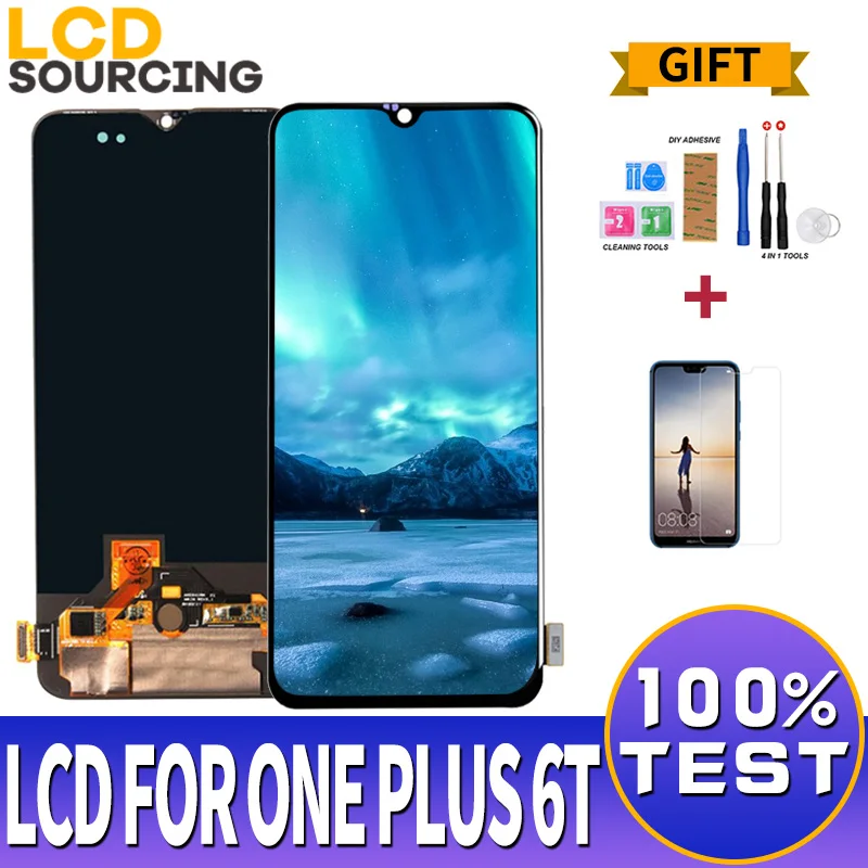 6.41" LCD Display For Oneplus 6T LCD with frame Display Screen Touch Panel Digitizer Assembly For One plus 6T Display replace
6.41" LCD Display For Oneplus 6T LCD with frame Display Screen Touch Panel Digitizer Assembly For One plus 6T Display replace