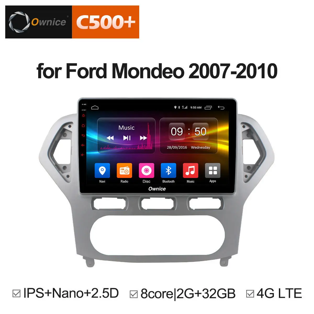 10.1" Octa Core Android 2GB RAM Car DVD GPS Navi Radio For Ford Mondeo 2007 2008 2009 2010 2011 2012 Headunit Stereo 2.5D IPS 4G
10.1" Octa Core Android 2GB RAM Car DVD GPS Navi Radio For Ford Mondeo 2007 2008 2009 2010 2011 2012 Headunit Stereo 2.5D IPS 4G