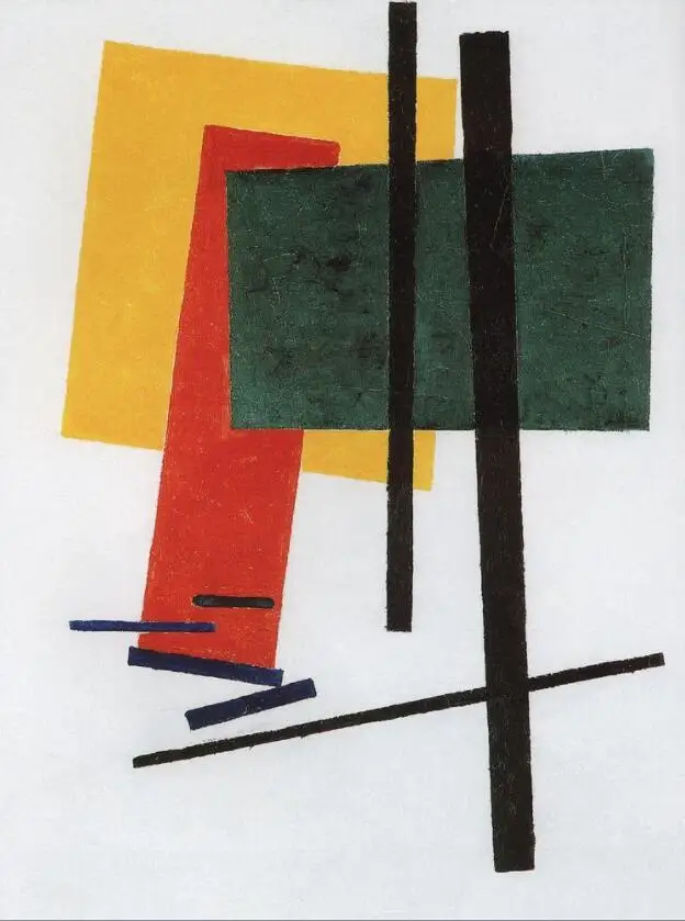 

High quality Oil painting Canvas Reproductions Suprematism (1915)04 By Kazimir Malevich hand painted