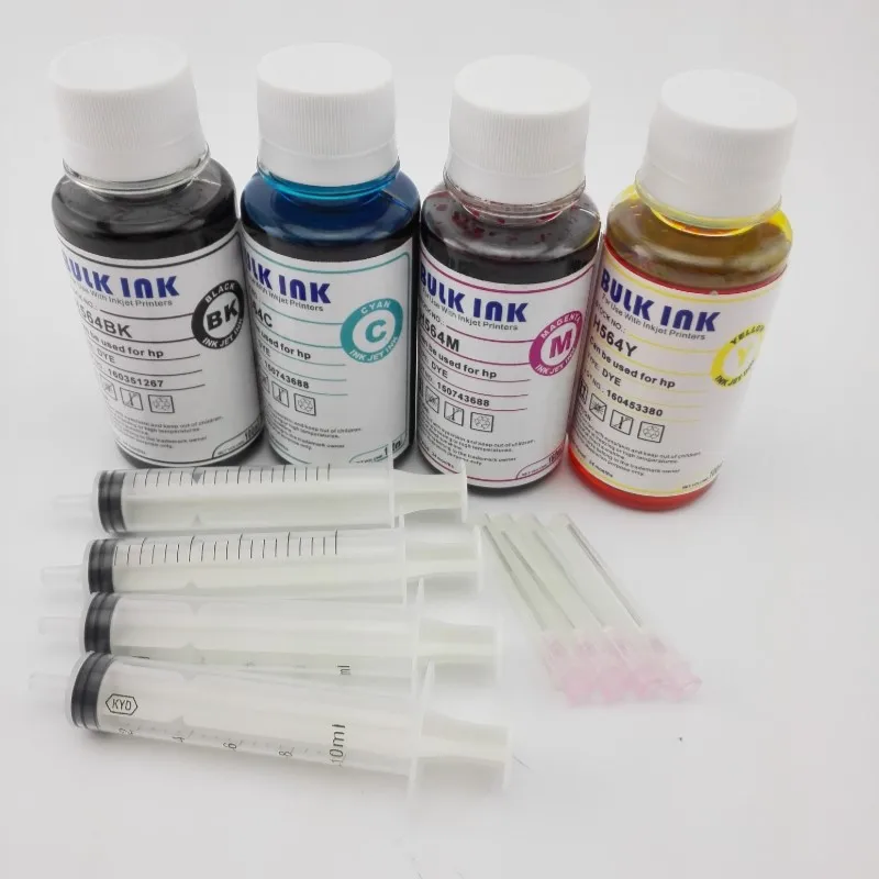XIMO Universal Dye ink for Hp inkjet printer models for HP920XL 670 655 364 564 178 etc.
XIMO Universal Dye ink for Hp inkjet printer models for HP920XL 670 655 364 564 178 etc.