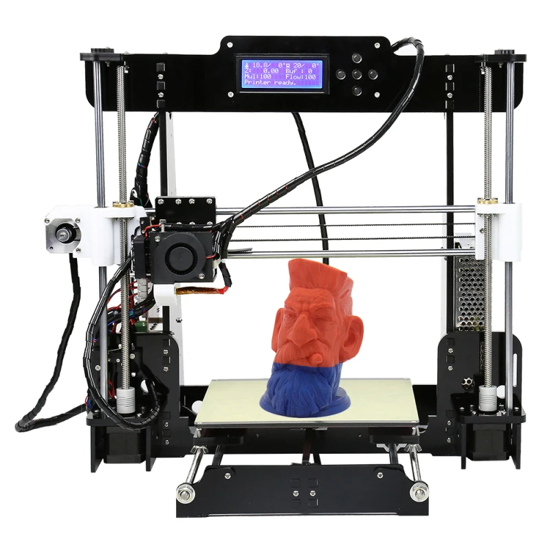 Anet A8 Auto A8 Cheap 3D Printer 0.4mm Extrude Nozzle Machine Reprap I3 Prusa 3D Printer DIY Kit Impresora 3D with Filament
Anet A8 Auto A8 Cheap 3D Printer 0.4mm Extrude Nozzle Machine Reprap I3 Prusa 3D Printer DIY Kit Impresora 3D with Filament