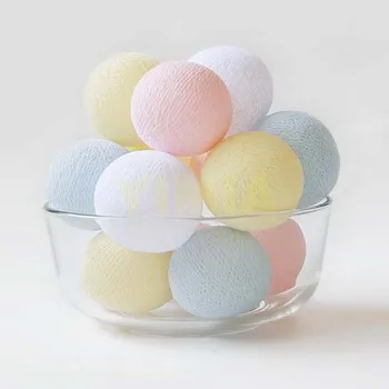 80p Light blue pink yellow white Cotton Balls LED String Fairy Lights Christmas Garland Lights guirlande lumineuse luces lampjes
80p Light blue pink yellow white Cotton Balls LED String Fairy Lights Christmas Garland Lights guirlande lumineuse luces lampjes