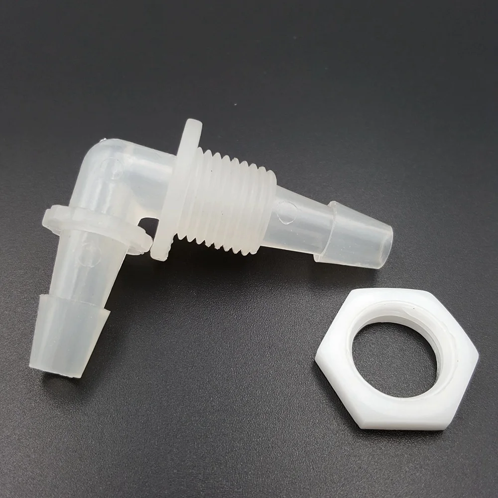 1Set PE Food Grade Threading Elbow Pipe Hose Connector Equal Diameter Gladhand for Hose Silicone Tube
1Set PE Food Grade Threading Elbow Pipe Hose Connector Equal Diameter Gladhand for Hose Silicone Tube