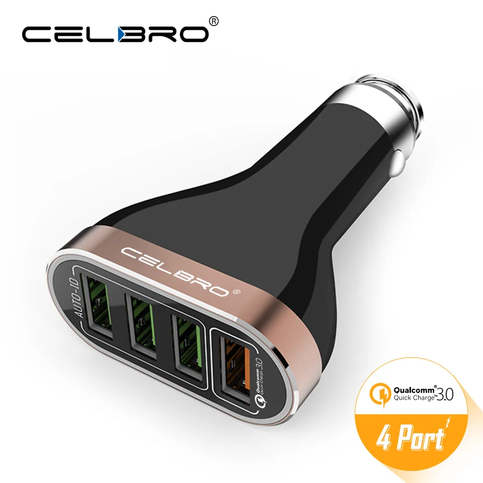 4 Port USB Car Fast Charger Quick Charge QC 3.0 Metal Multi USB Car Charger QC3.0 Mobile Phone Rapid 3 USB Auto Car Charging
4 Port USB Car Fast Charger Quick Charge QC 3.0 Metal Multi USB Car Charger QC3.0 Mobile Phone Rapid 3 USB Auto Car Charging
