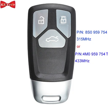 KEYECU for Audi A4 A5 Q7 SQ7 TT 2017 2018 Remote Car Key Fob 315MHz/ 433MHz 8S0 959 754/ 4M0 959 754T
KEYECU for Audi A4 A5 Q7 SQ7 TT 2017 2018 Remote Car Key Fob 315MHz/ 433MHz 8S0 959 754/ 4M0 959 754T