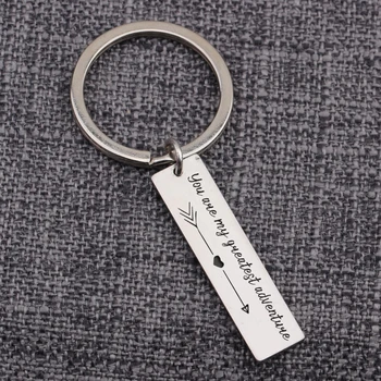Baby Shower Gift Keychain You Are My Greatest Adventure Pendant Bag Charm Key Holder Jewelry Llaveros Chaveiros Porte Clef
Baby Shower Gift Keychain You Are My Greatest Adventure Pendant Bag Charm Key Holder Jewelry Llaveros Chaveiros Porte Clef