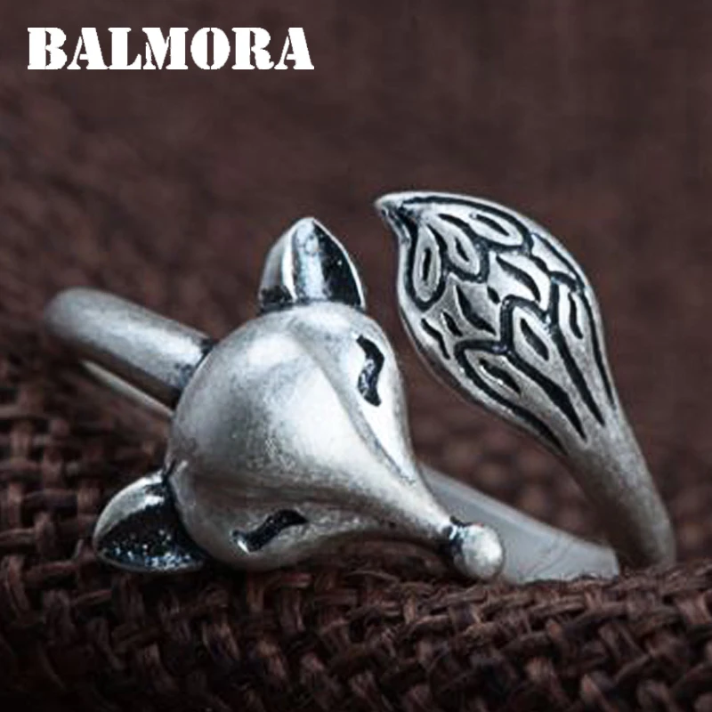BALMORA Hot 990 Pure Silver Fox Animal Open Rings for Women Lover Party Vintage Fashion Lovely Ring Gift Jewelry Anillos SY22276
BALMORA Hot 990 Pure Silver Fox Animal Open Rings for Women Lover Party Vintage Fashion Lovely Ring Gift Jewelry Anillos SY22276