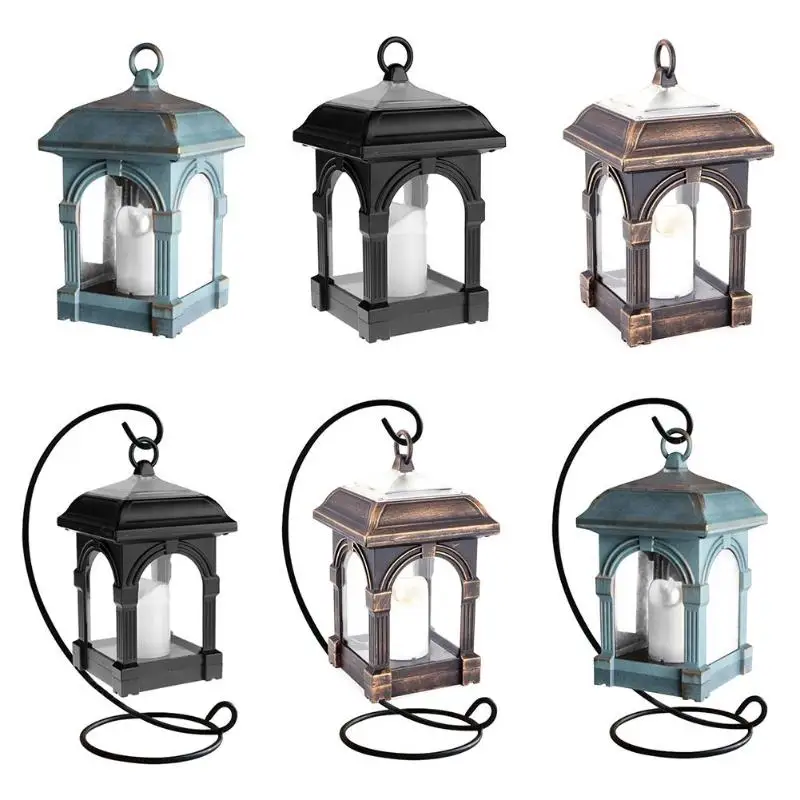 Candle Lantern Shape Solar LED Light IP44 Waterproof Outdoor Home Hang Lamp Black Bronze Copper with Bracket 8 hours
Candle Lantern Shape Solar LED Light IP44 Waterproof Outdoor Home Hang Lamp Black Bronze Copper with Bracket 8 hours