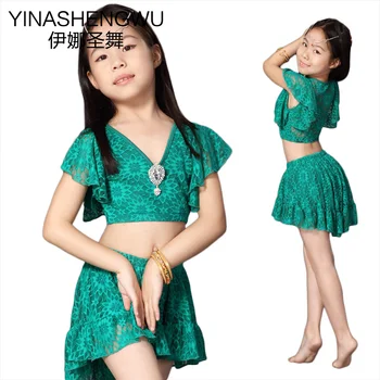 New Children's Dance Clothes Belly Dance Suit Girls Belly Dance Practice Costumes Children's Dance Performance Clothing 2pcs Set
New Children's Dance Clothes Belly Dance Suit Girls Belly Dance Practice Costumes Children's Dance Performance Clothing 2pcs Set