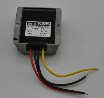 24V36V (19V-40V) Step Down To 15V 10A 150W DC-DC Buck Converter Module For Car Power Supply Adapter Voltage Regulator Waterproof
24V36V (19V-40V) Step Down To 15V 10A 150W DC-DC Buck Converter Module For Car Power Supply Adapter Voltage Regulator Waterproof