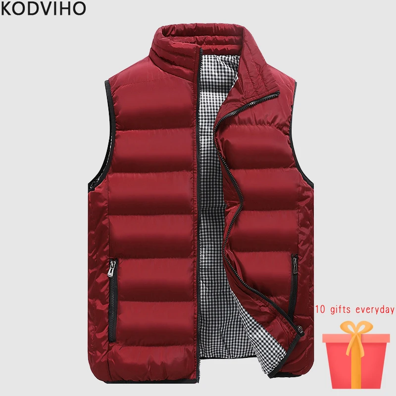 Jacket Men Vest Winter Ultra Light Coat Stand Collar Zipper Pocket Parka Slim Solid Thickening Sleeveless Quilted Waist Coat 5XL
Jacket Men Vest Winter Ultra Light Coat Stand Collar Zipper Pocket Parka Slim Solid Thickening Sleeveless Quilted Waist Coat 5XL