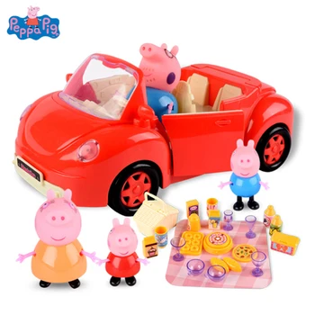 Peppa Pig Anime Figure Doll House Toy Picnic Sports Car Peggy Family Action Figures Birthday Gift Toys for Children
Peppa Pig Anime Figure Doll House Toy Picnic Sports Car Peggy Family Action Figures Birthday Gift Toys for Children