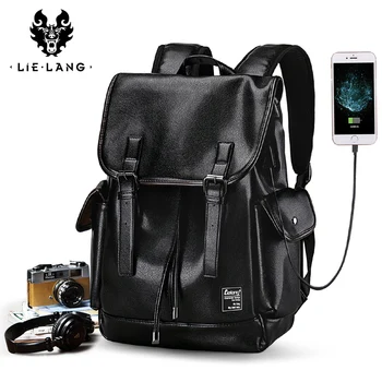 LIELANG Black Backpack For Men Leather Bagpack Laptop Travel Bag Waterproof Large-Capacity Men's Business Bag Rucksack Leather
LIELANG Black Backpack For Men Leather Bagpack Laptop Travel Bag Waterproof Large-Capacity Men's Business Bag Rucksack Leather