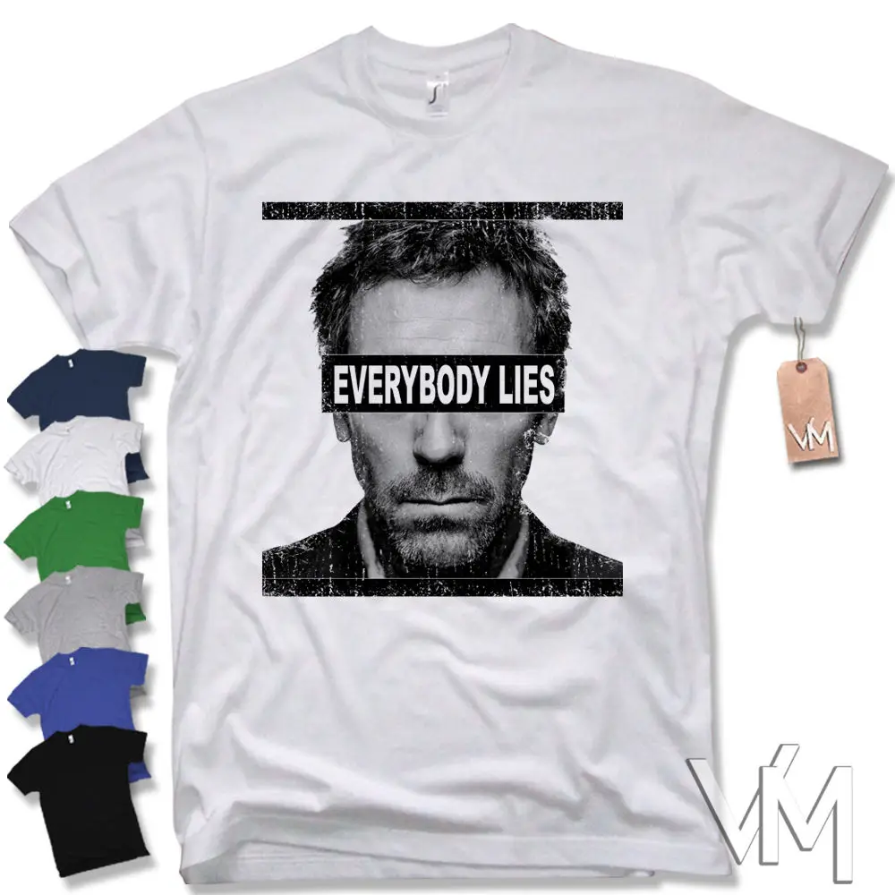 2019 Fashion EVERYBODY LIES Dr House T-shirt CULTISSIME Fun Dr. serie gr S M XXL Tee shirt
2019 Fashion EVERYBODY LIES Dr House T-shirt CULTISSIME Fun Dr. serie gr S M XXL Tee shirt