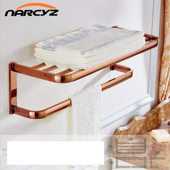Bathroom Shelves Solid Brass Towel Hanger 2-Tier Towel Holder Racks Bath Storage Rail Wall Bathroom Accessories Towel Bars 9118K
Bathroom Shelves Solid Brass Towel Hanger 2-Tier Towel Holder Racks Bath Storage Rail Wall Bathroom Accessories Towel Bars 9118K