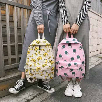 2019 new arrival canvas backpack girls student bookbag Laptop bag Fruit printing for women backpacks Travel bags
2019 new arrival canvas backpack girls student bookbag Laptop bag Fruit printing for women backpacks Travel bags